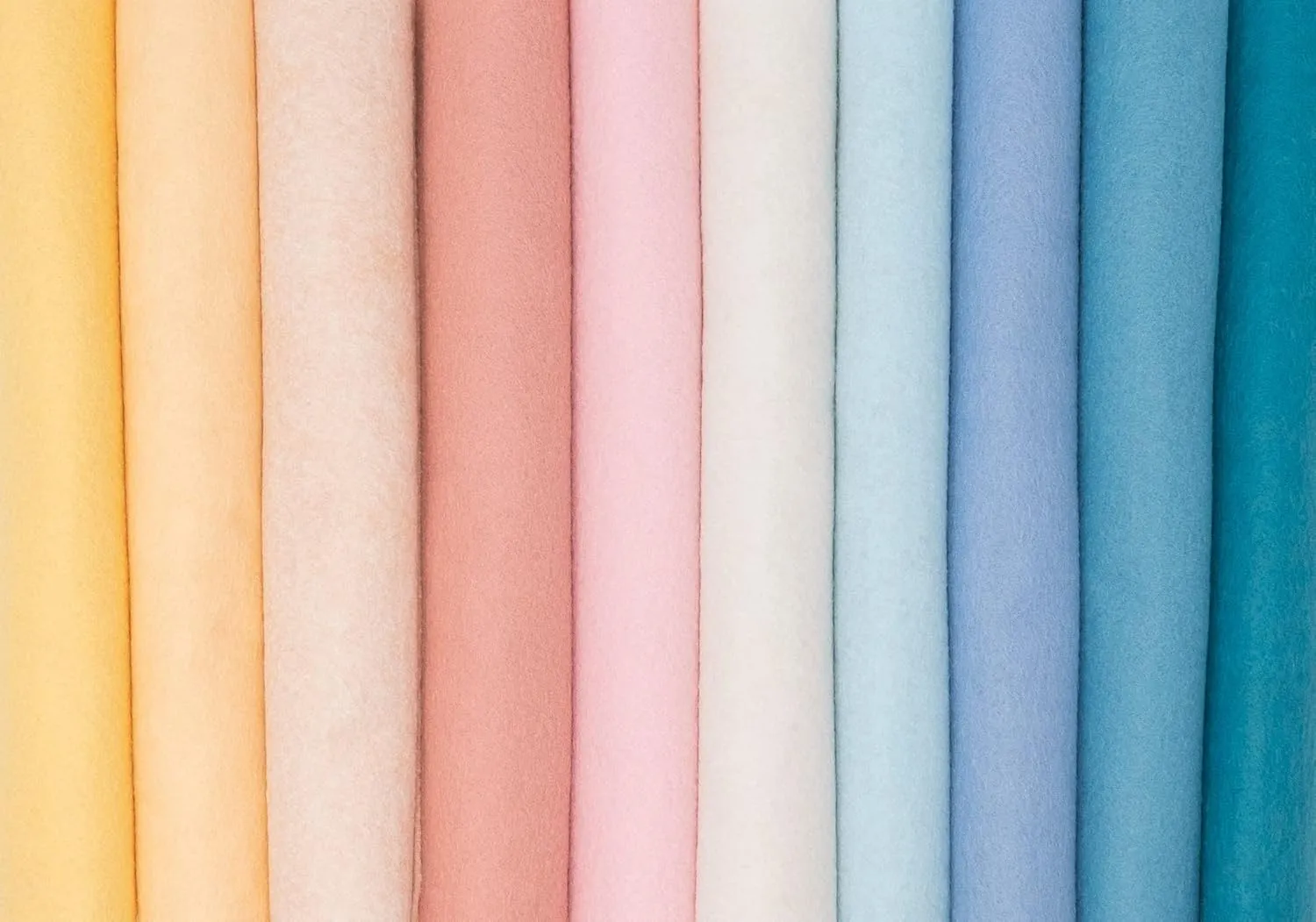 10-9X12 inch Spring Vacation Collection Merino Wool Blend Felt OTR Felt Made in USA