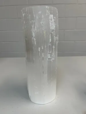 10” Selenite Lamp Flat Top