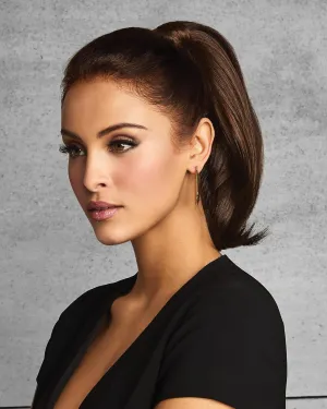 12" Simply Straight Ponytail Color R14/88 Golden Wheat - Wrap-Around Hook-and-Loop Attachment Pony Hairdo Tru2Life 100% Heat Friendly Synthetic Braid or Curly Updo Hairpiece Cola de Caballo