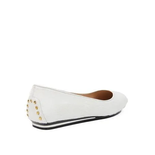  (254mm) Streamlined US White XXW0UK0K3717L7168I ballerina 38 ladies - 7.5 Fast dispatch Tods EUR