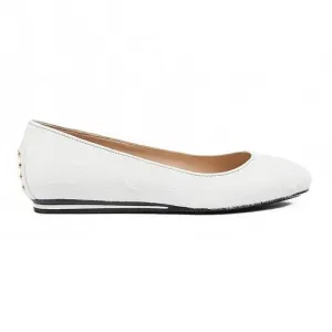  (254mm) Streamlined US White XXW0UK0K3717L7168I ballerina 38 ladies - 7.5 Fast dispatch Tods EUR
