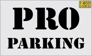 32" Home Depot PRO Parking Stencil - 1/16" (.063") Light-Duty LDPE