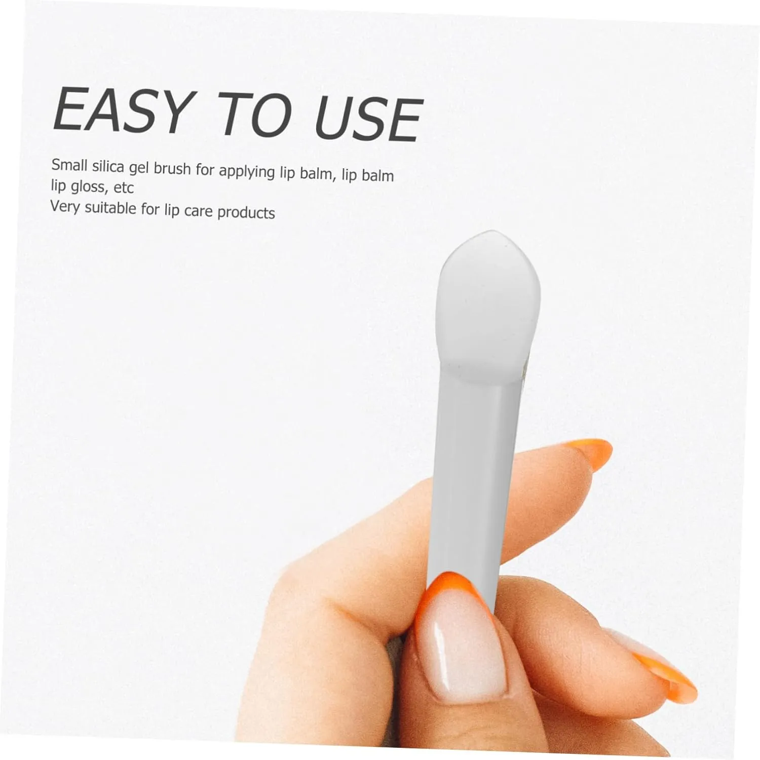 3sets Creative Lip Brush Silicone Lipstick Applicator Makeup Tool for Precision Application Portable and Easy to Use for Women and Girls Convenient Storage for Makeup