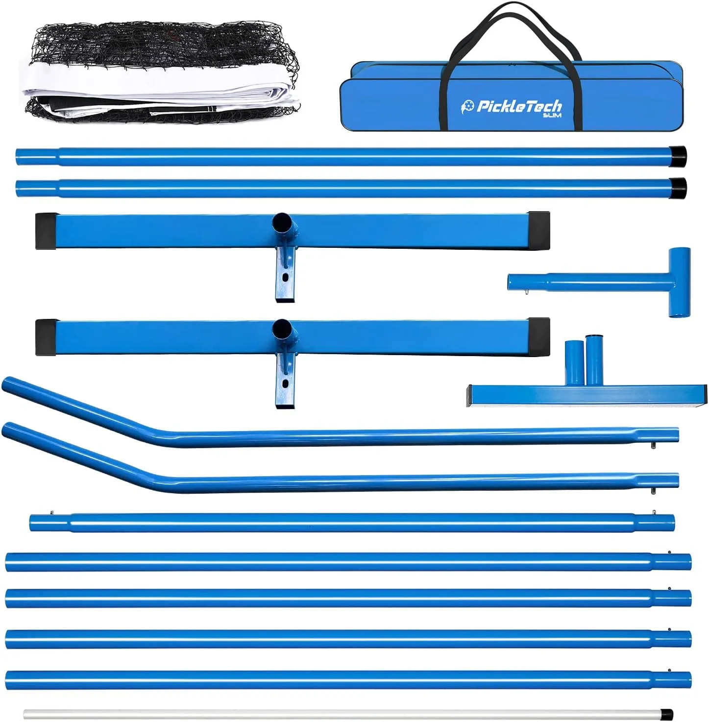 4.0 Slim Version Portable Pickleball Nets Outdoor Game 22 FT Pickleball Net-USAPA Regulation Size-Pickle Ball Net System with Carrying Bag for Driveway