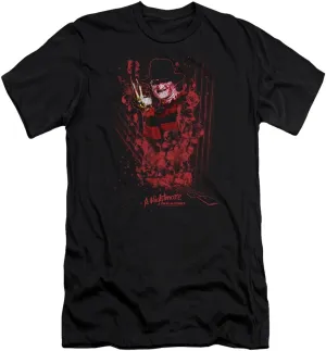 A&E Designs Nightmare On Elm Street Shirt One Two Freddys Coming for You Slim Fit T-Shirt