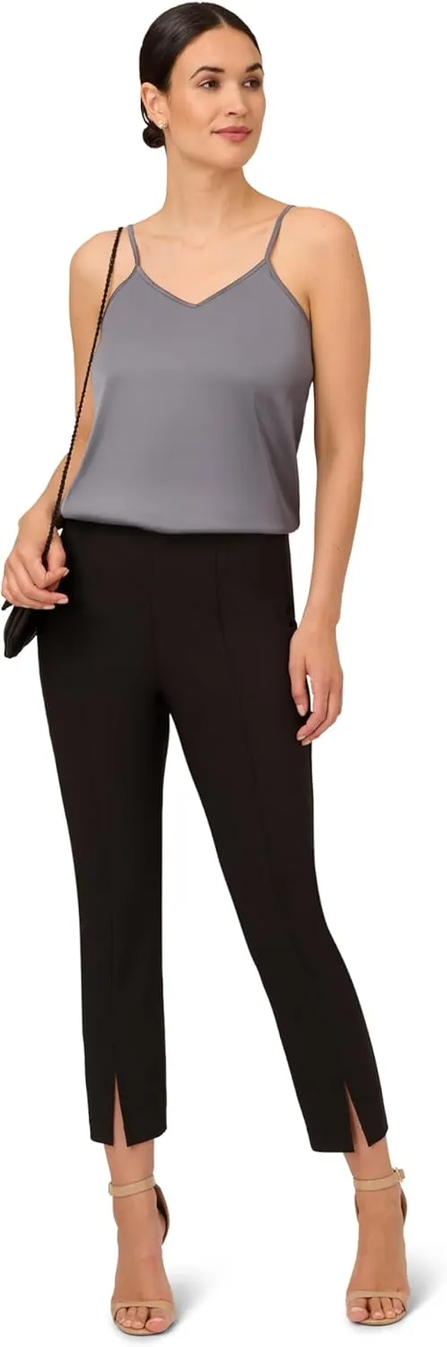 Adrianna Papell Women's Pull on Pant with Front Slit