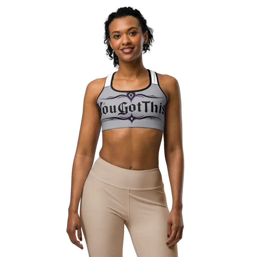 All-Over Print Sports Bra