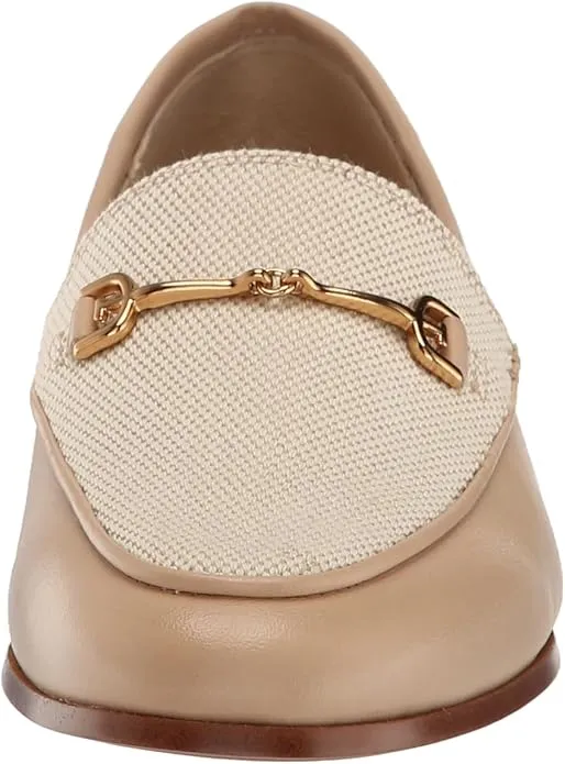 Almond Edelman On Vamp Sam Slip Leather Toe Classic Sandshell Practical Loafers Loraine Robust security