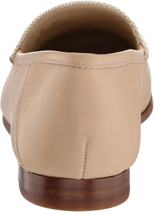 Almond Edelman On Vamp Sam Slip Leather Toe Classic Sandshell Practical Loafers Loraine Robust security