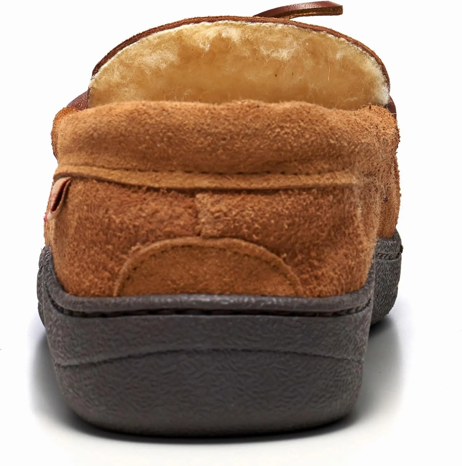 Alpine Swiss Sabine Womens Genuine Suede Shearling Slip On Moccasin Slippers