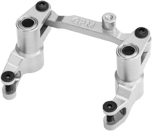 Aluminum 7075 Alloy Front Bellcrank Steering Assembly for Traxxas 1:16 Mini Maxx 4WD 107154-1 / Mini XRT VXL-3S 108076-1 Monster Truck Upgrades - Silver