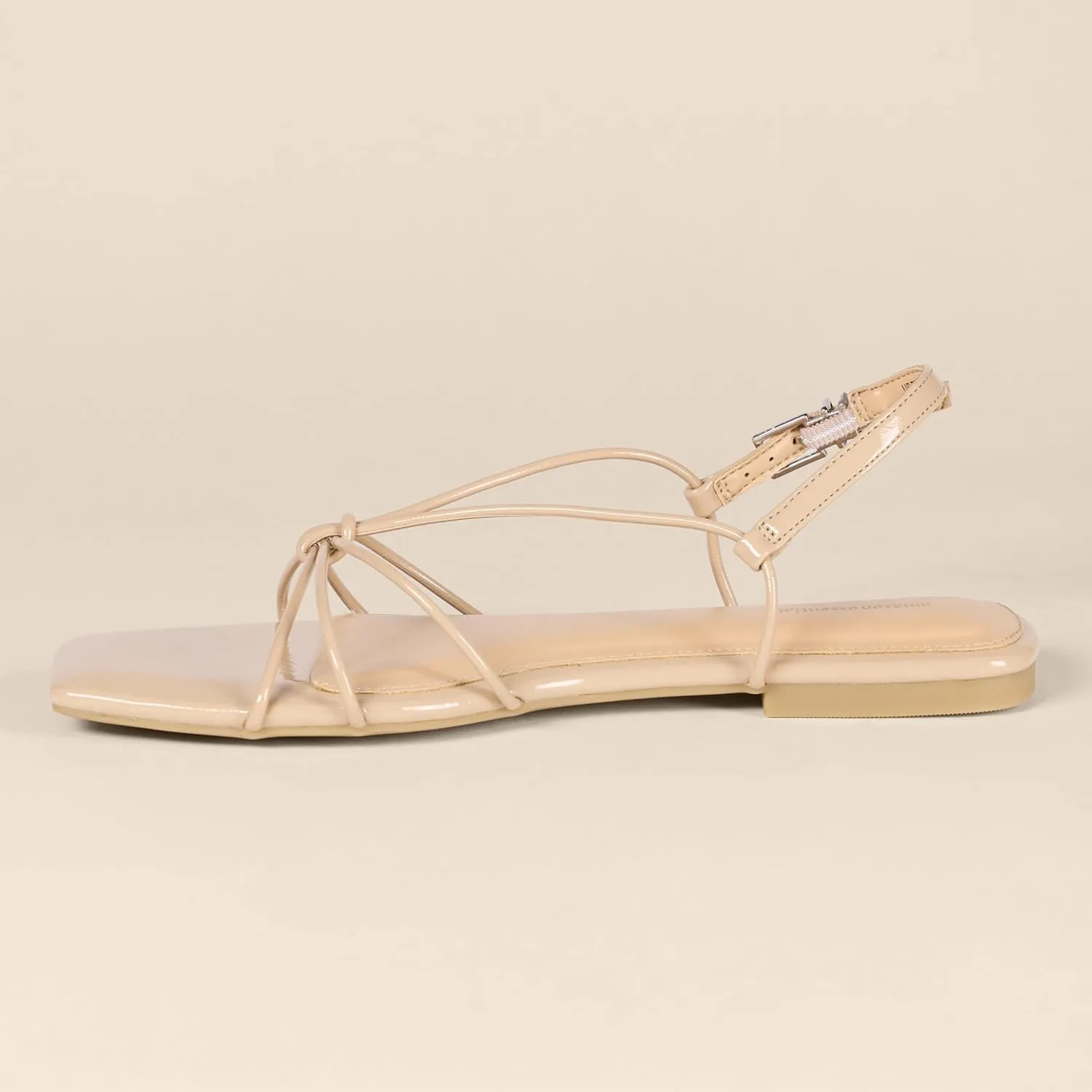 Amazon Essentials Women's Strappy Flat Sandals