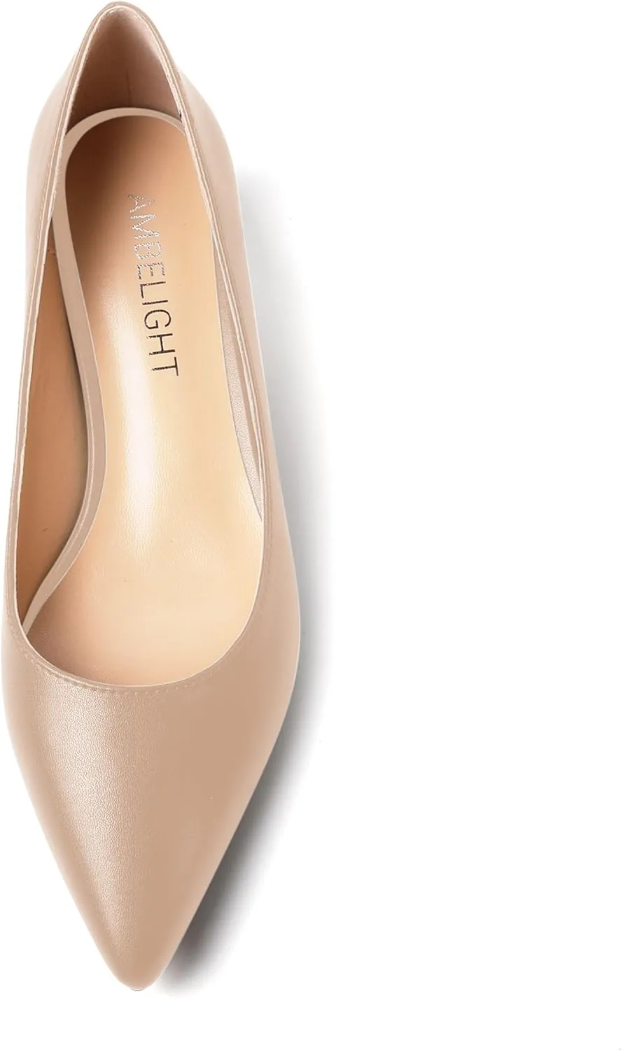AMBELIGHT Womens Slip On Dress Pointed Toe Suede Wedding Stiletto High Heel Pumps Shoes 3.3 Inch