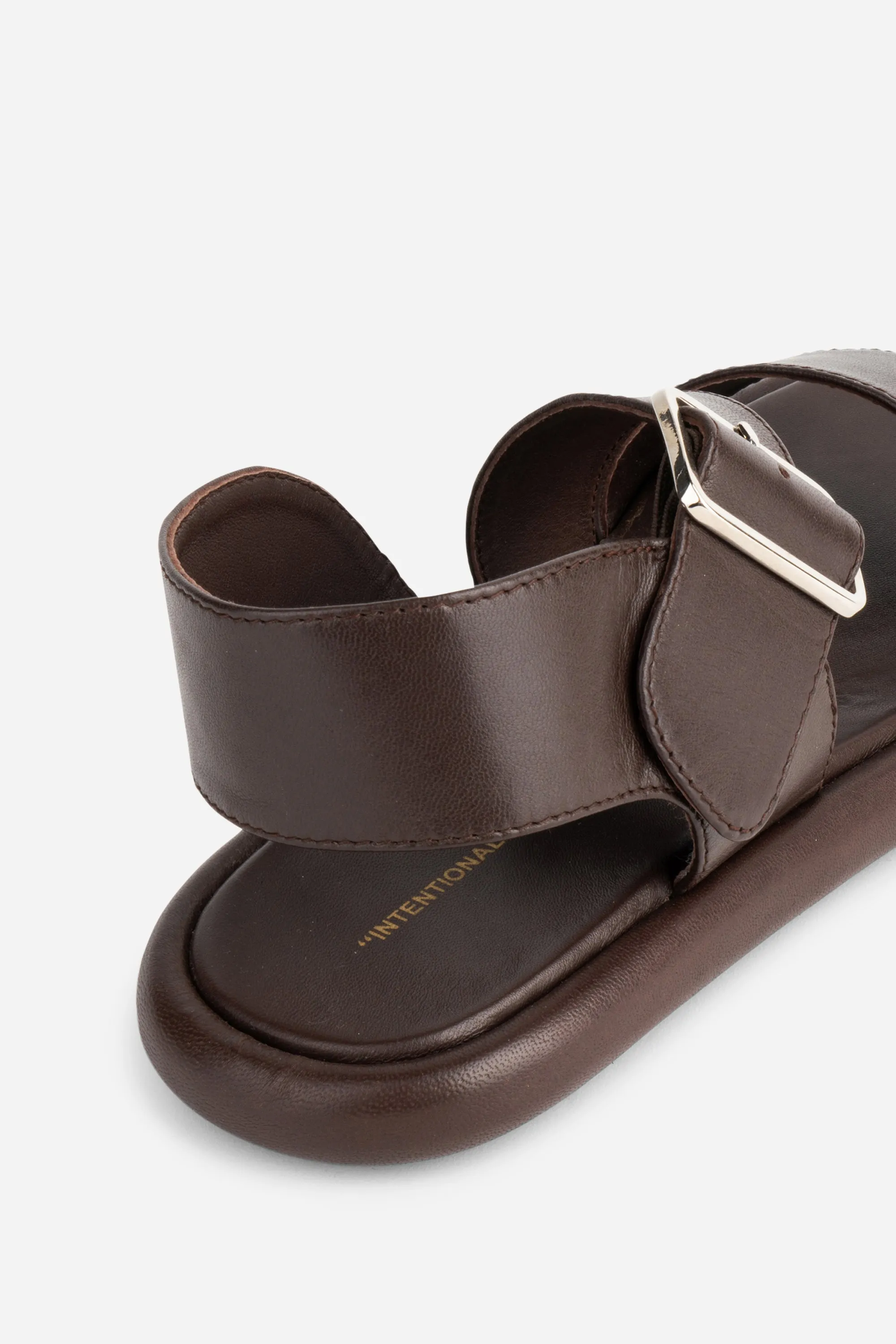 ANDREA LEATHER FLAT SANDAL