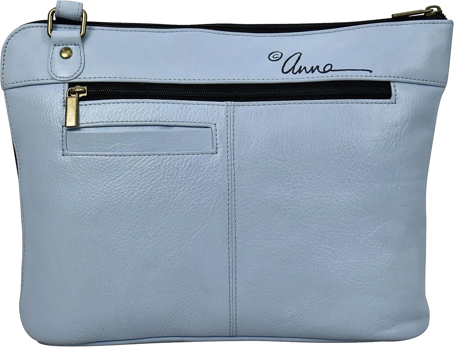 Anna by Anuschka Hand Painted Women’s Genuine Leather-Two-Sided Zip Travel Organizer