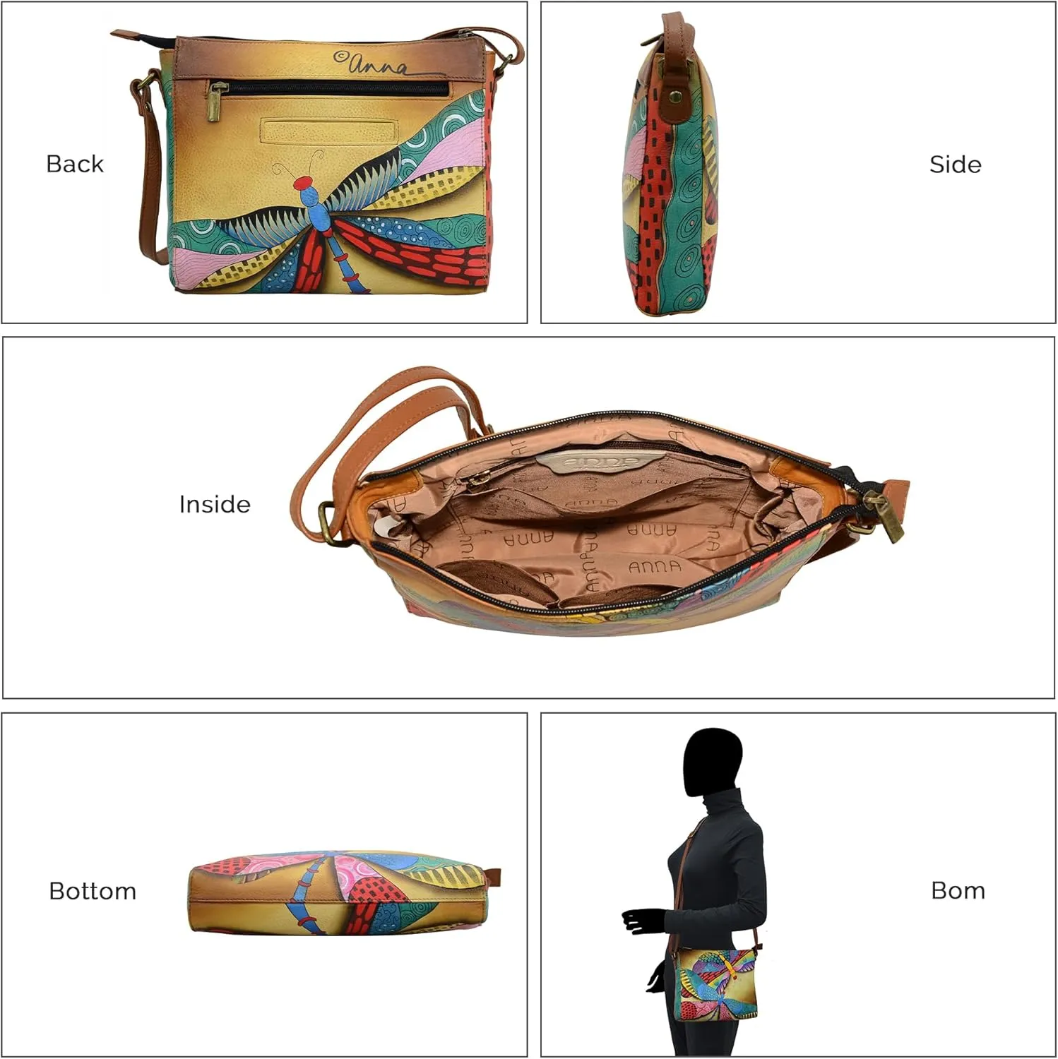 Anna by Anuschka Slim Medium Crossbody