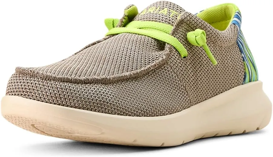 ARIAT Men's Hilo, Slate Grey Mesh/Lime Green, 12 Wide