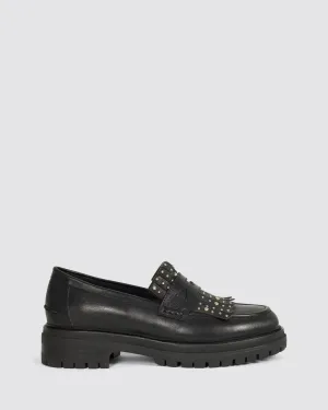 ARNAY LOAFERS BLACK LEATHER