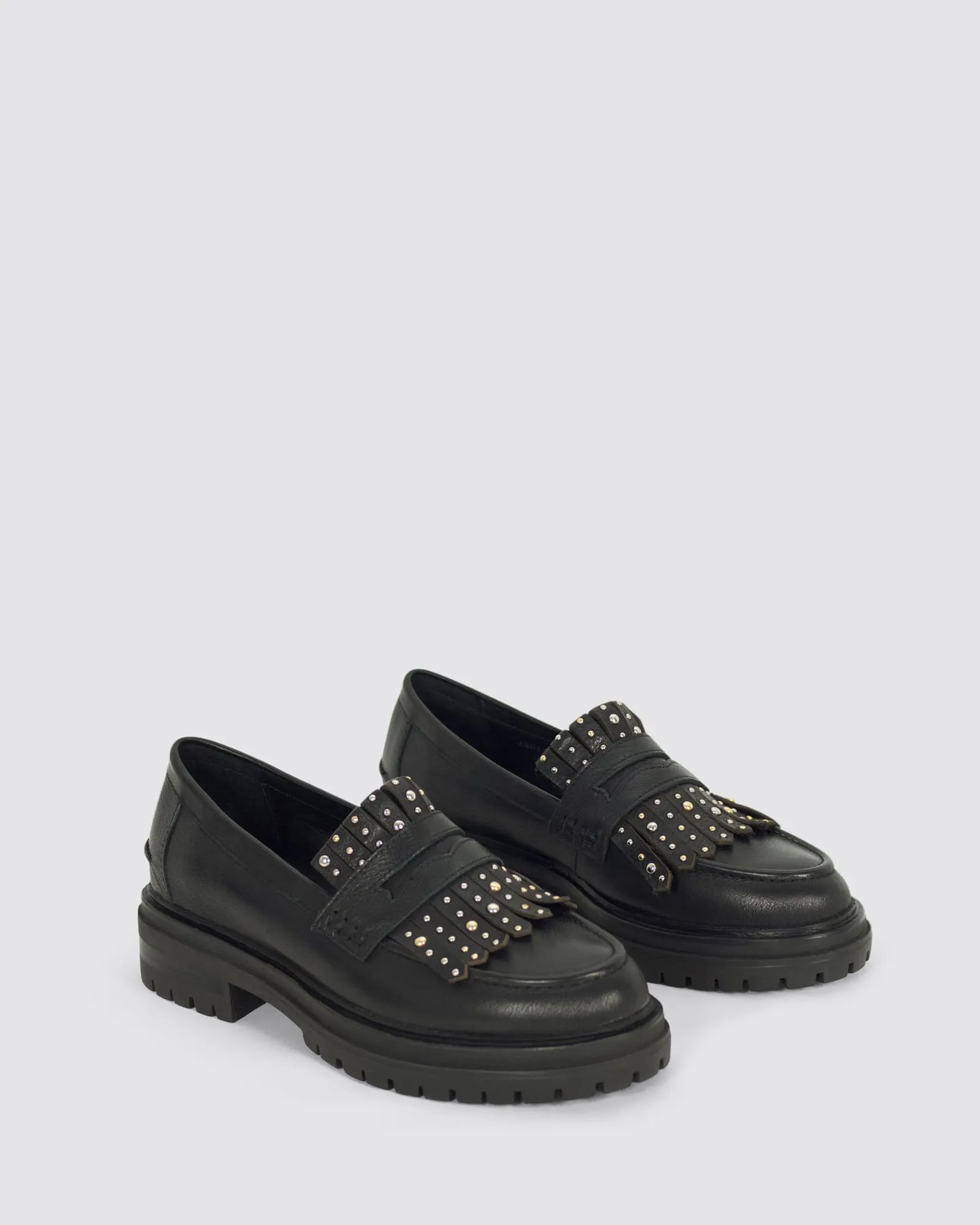 ARNAY LOAFERS BLACK LEATHER