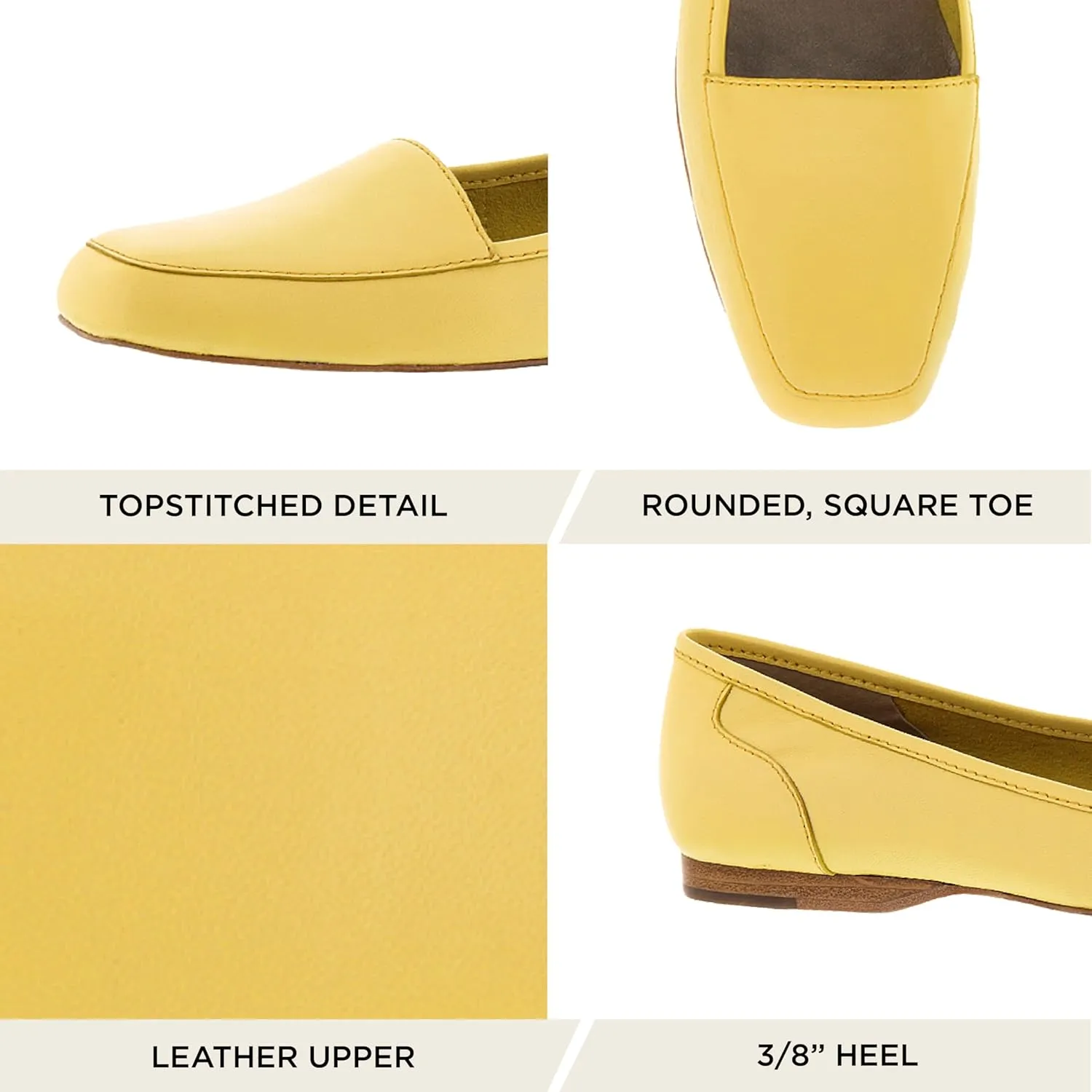 ARRAY Women’s Freedom Leather Slip-On Dress Flat