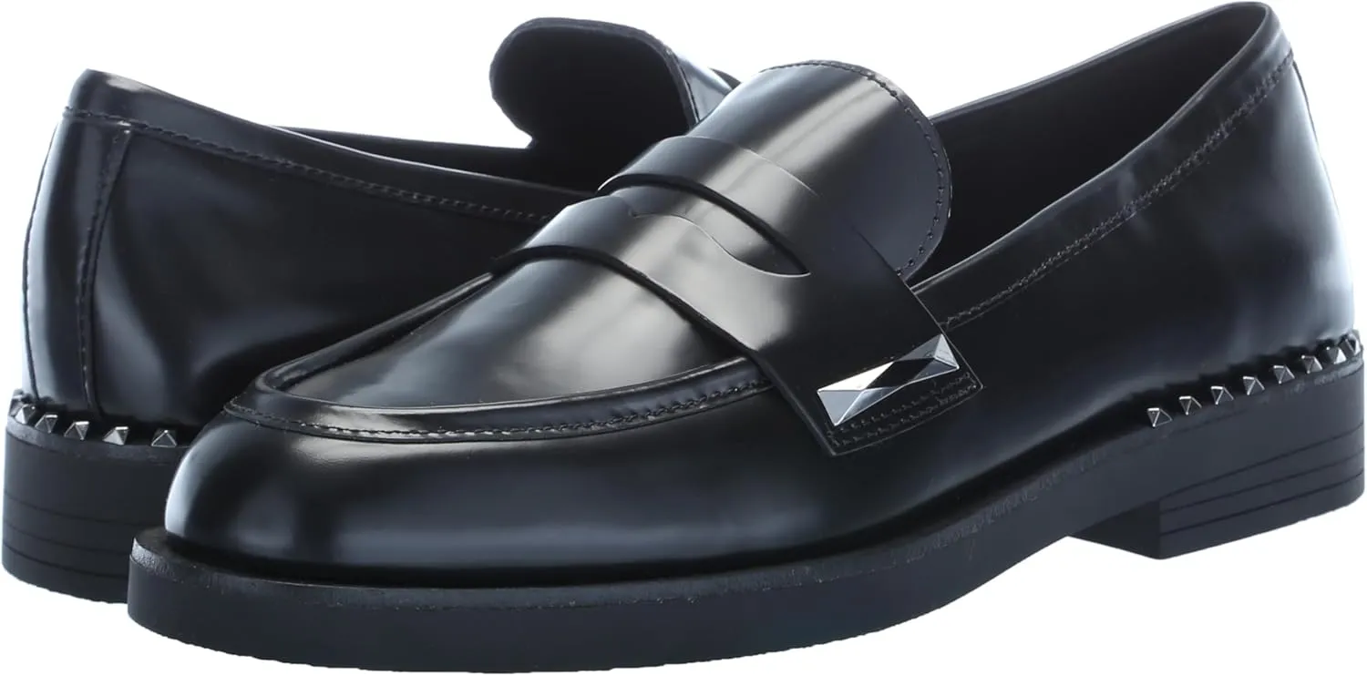 ASH Women's Whisper Stud 2 Loafer Shoes-Chic Leather Design, Comfortable Fit, Versatile Style for Everyday Wear