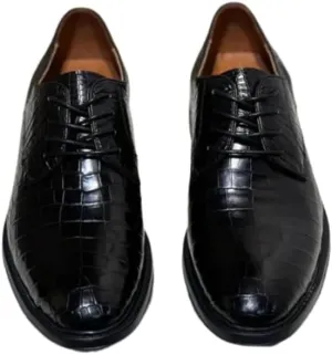 Authentic Exotic Crocodile Belly Skin Businessmen Black Light Dress Shoes Genuine Real Alligator Leather Male Lace-up Oxfords