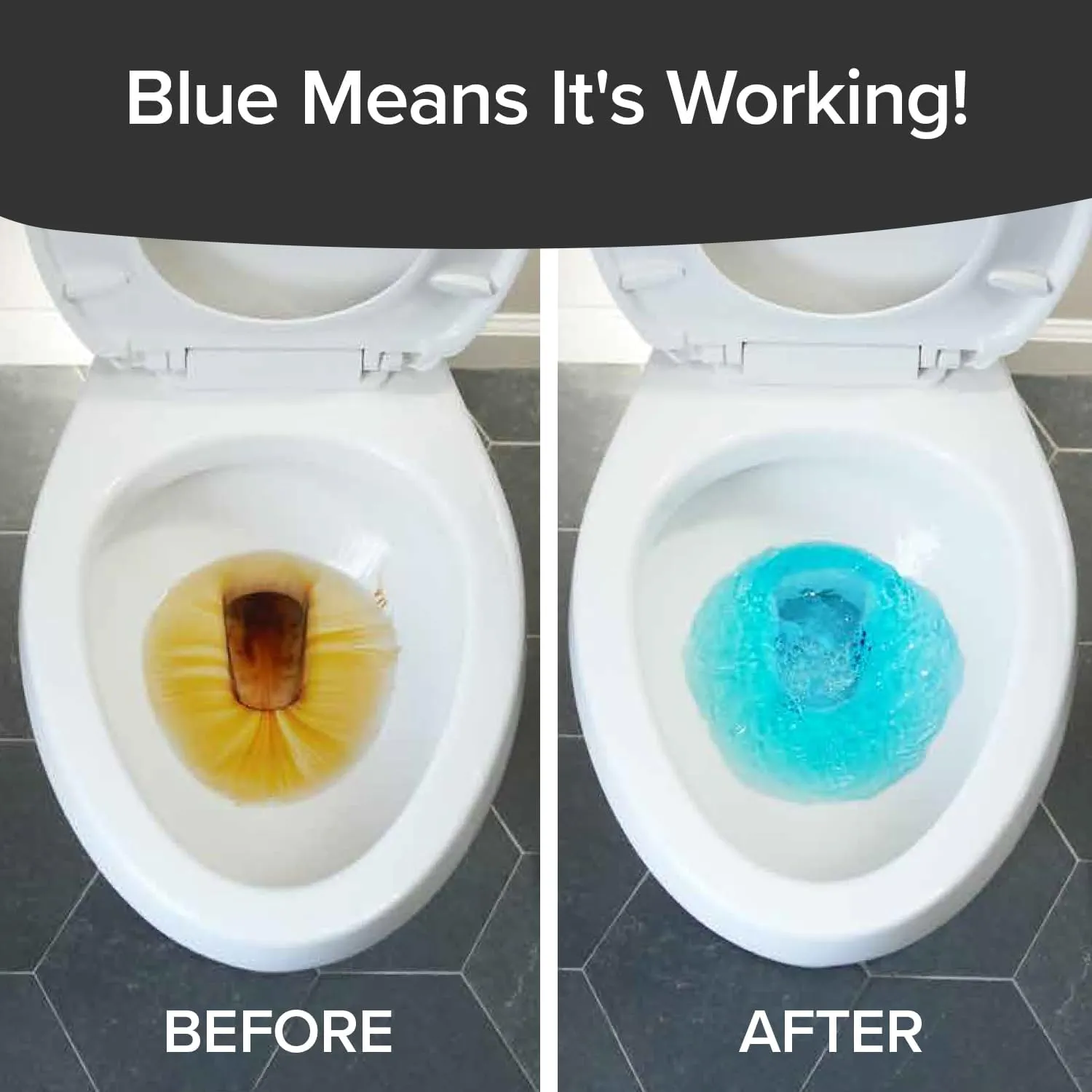 Automatic Toilet Bowl Cleaner, AS-SEEN-ON-TV, Cleans and Freshens with Every Flush, Ultra-Strength Concentrated Formula, Just Drop It in Your Tank, 4 Pack