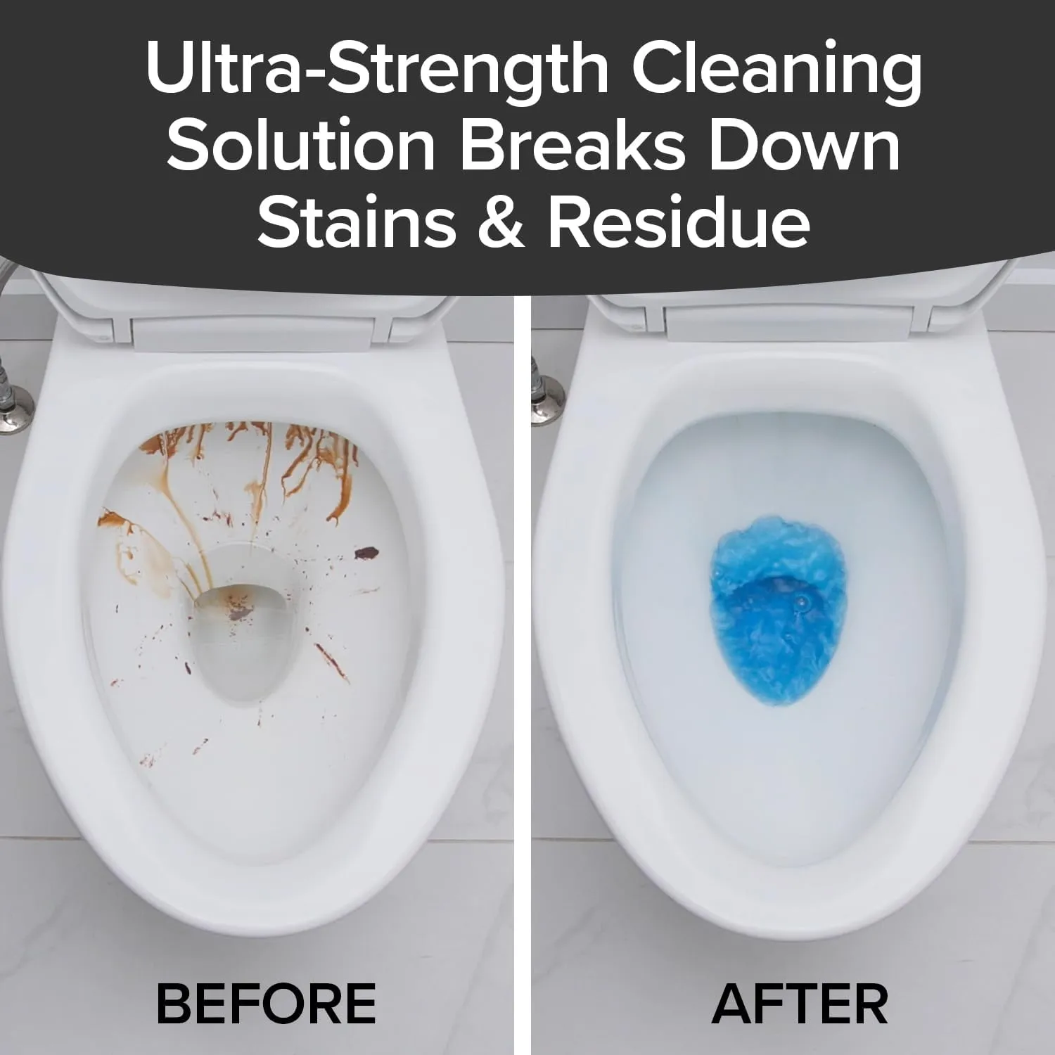 Automatic Toilet Bowl Cleaner, AS-SEEN-ON-TV, Cleans and Freshens with Every Flush, Ultra-Strength Concentrated Formula, Just Drop It in Your Tank, 4 Pack