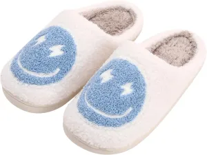 Bad Cute Bunny Slippers for Women Men Soft Fuzzy Slippers Warm Cozy Love Heart Slippers Plush Slip-On House Slippers
