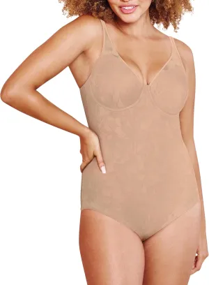 Bali Women's Shapewear Body Shaper, Firm-Control Ultra-Light Lace Shapewear with Underwire Bra