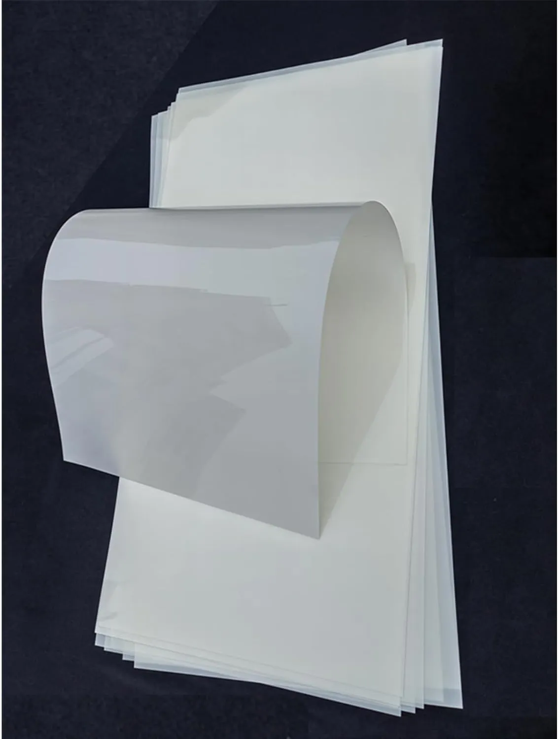 BANLTRE 12 x 24 Flat Packaging Mylar Sheet Milky Translucent PET Blank Stencil Making Sheet for Cutting, Cut Tool Template Material -Thick .01"/10 mil, 8 Sheets (Flat Packaging)
