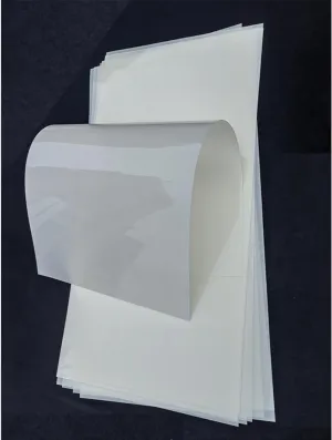 BANLTRE 12 x 24 Flat Packaging Mylar Sheet Milky Translucent PET Blank Stencil Making Sheet for Cutting, Cut Tool Template Material -Thick .01"/10 mil, 8 Sheets (Flat Packaging)