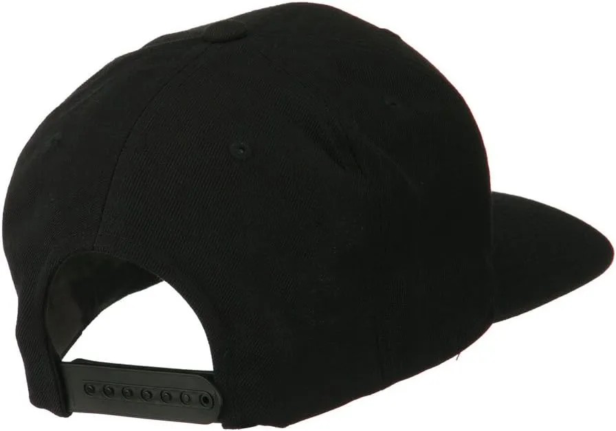 Big Diamond Embroidered Flat Bill Cap