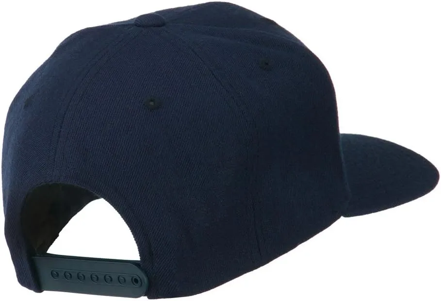 Big Diamond Embroidered Flat Bill Cap