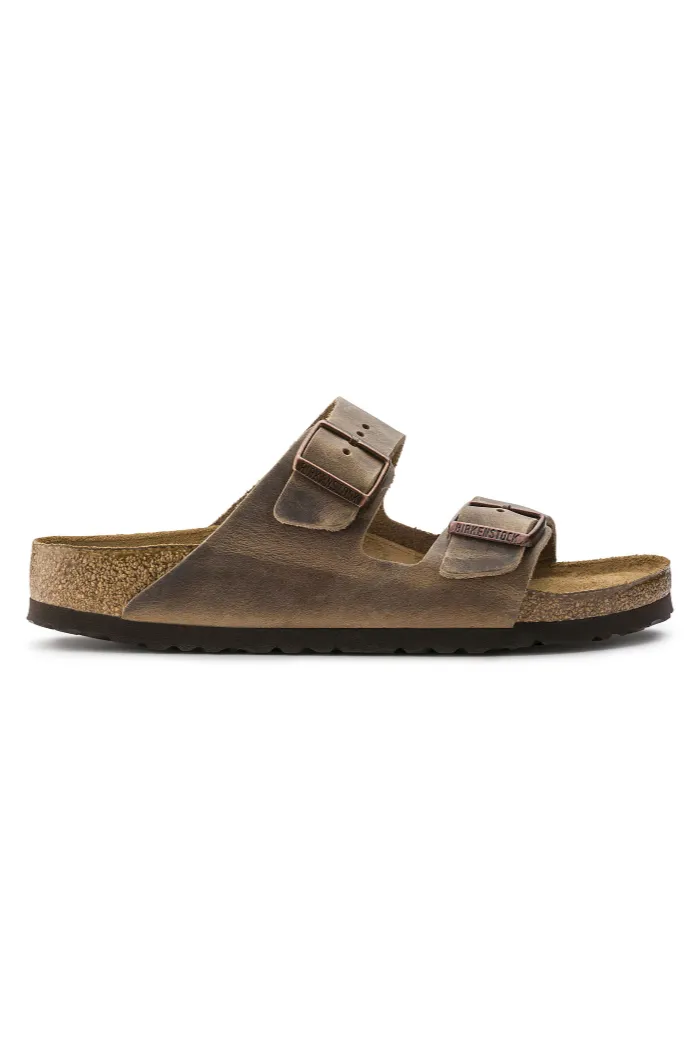 Birkenstock Arizona Soft Footbed Narrow Width in Tabacco Brown