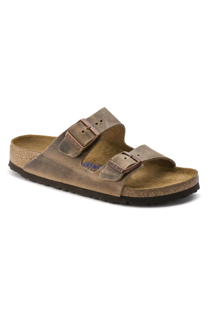 Birkenstock Arizona Soft Footbed Narrow Width in Tabacco Brown