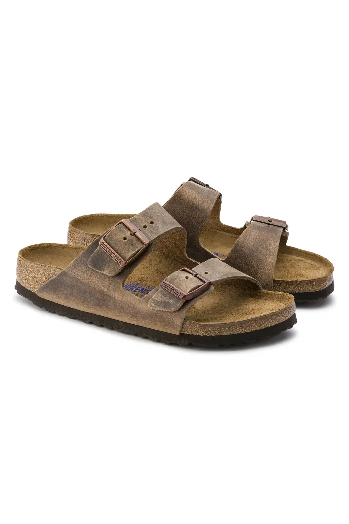 Birkenstock Arizona Soft Footbed Narrow Width in Tabacco Brown