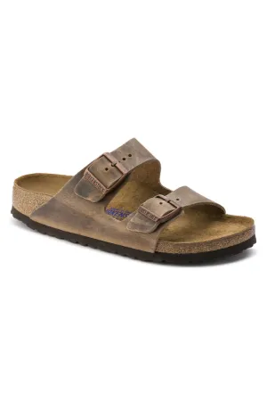 Birkenstock Arizona Soft Footbed Narrow Width in Tabacco Brown