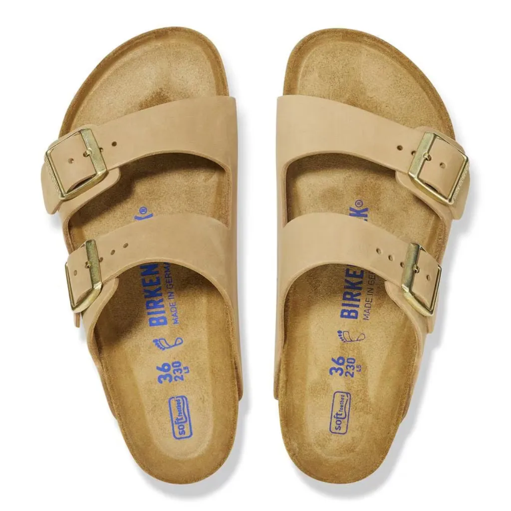 Birkenstock Arizona Soft Footbed Nubuck Leather