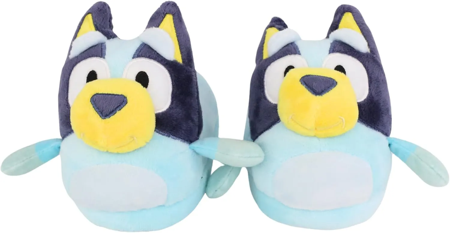 Bluey 3D Indoor Cozy Slip-On Slippers for Kids Sizes 7 to 1