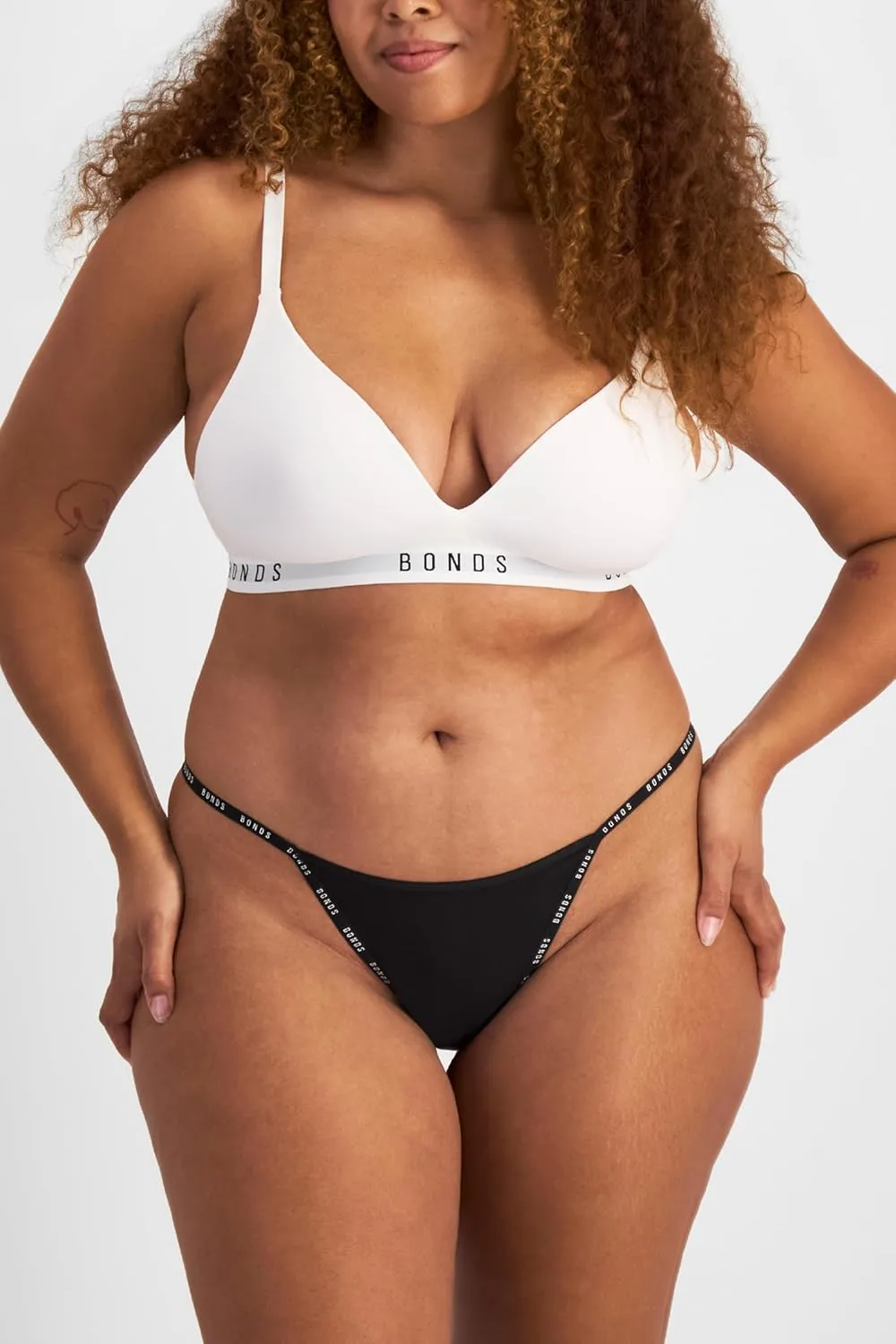 Bonds G Icons String Thong Underwear in Cotton-Rich Blend for Women, 3-Pack