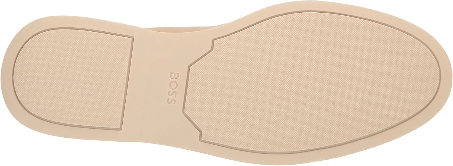 BOSS Men's Nubuck Leather Moccasin Loafer Driving Style