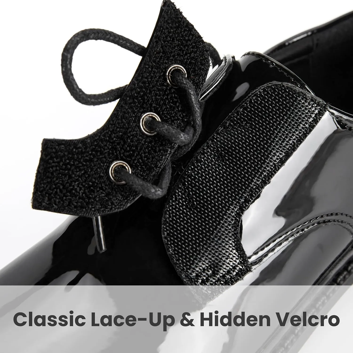 Boys Girls Dress Shoes Toddler Little Big Kid Oxford Shoes PU Leather School Uniform Wedding Loafer Flats White Baby Black Brown Lace-Up Casual Comfort Classic Formal Slip-On Walking Outdoor Party