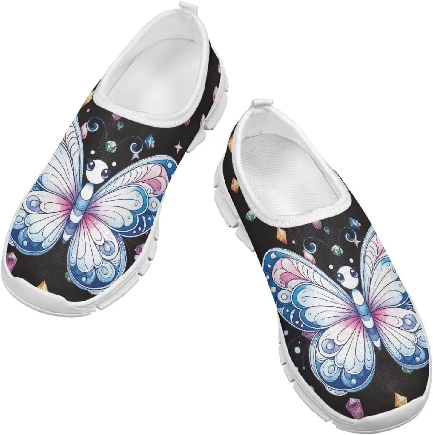 Boys Girls Slip On Casual Shoes Soft Loafers Lightweight Walking Hiking Shoes Non Slip Sport Sneakers for Little Big Kids Size 11-15