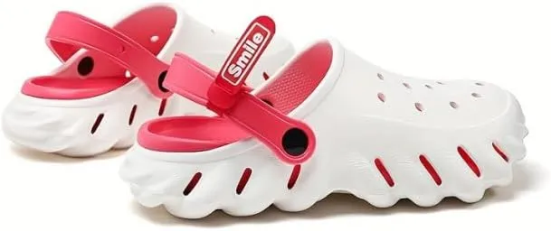 Breathable Hollow Design Men's Garden Clogs - Comfortable Slip-On Couple Beach Shoes