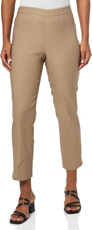 Briggs New York Women's Pull on Slim Leg Ankle Pant