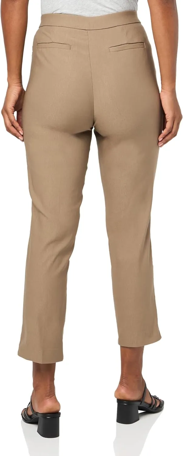 Briggs New York Women's Pull on Slim Leg Ankle Pant