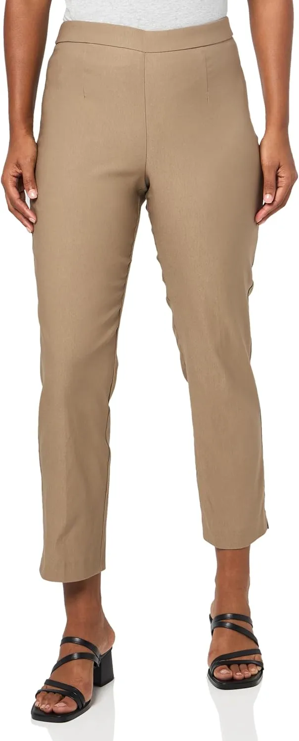 Briggs New York Women's Pull on Slim Leg Ankle Pant