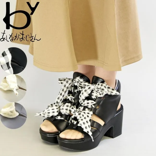 By Ashinagaojisan 8490103 Thick Sole Sandals Gladiator