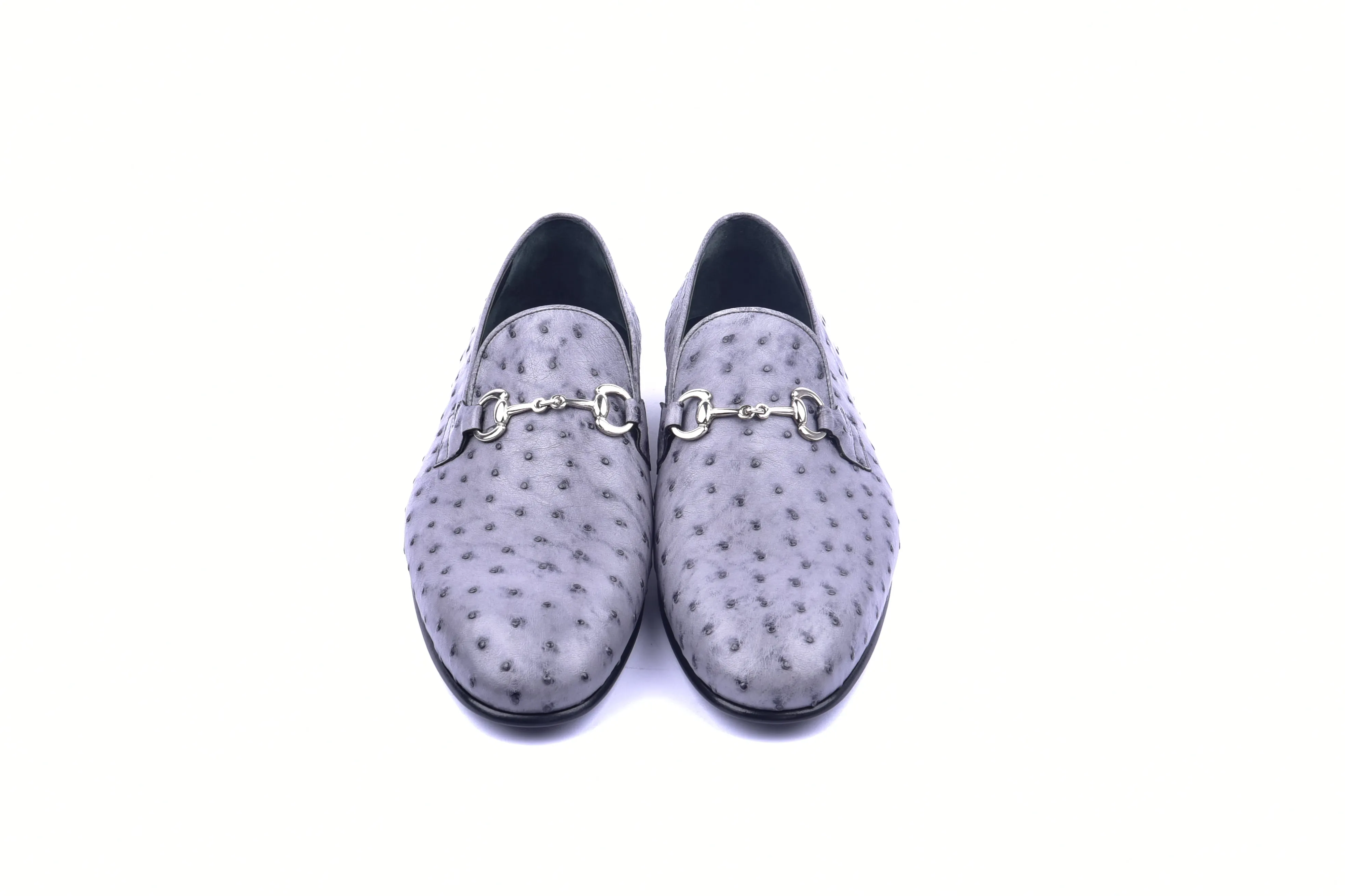 C02206- 5405 Genuine Ostrich- Grey